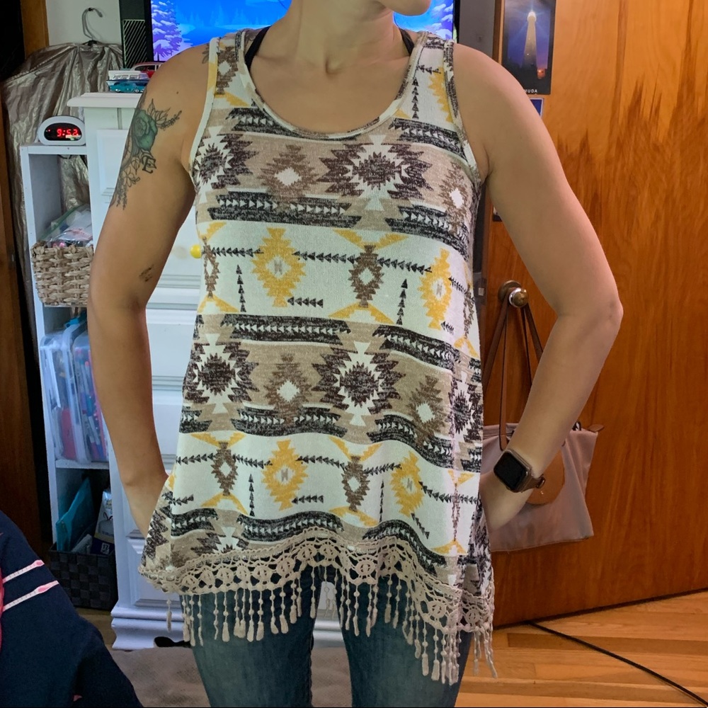 Tribal tank top